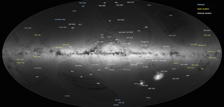 La mappa in 3D della Via Lattea